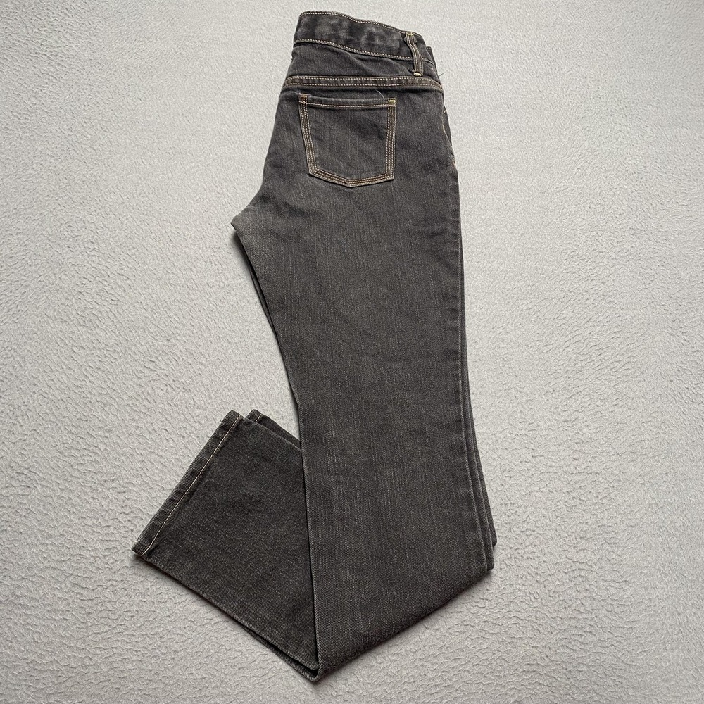VTG Old Navy Skinny Jeans Womens 14 Plus Black Mid Rise Stretch Denim‎ Pants y2k